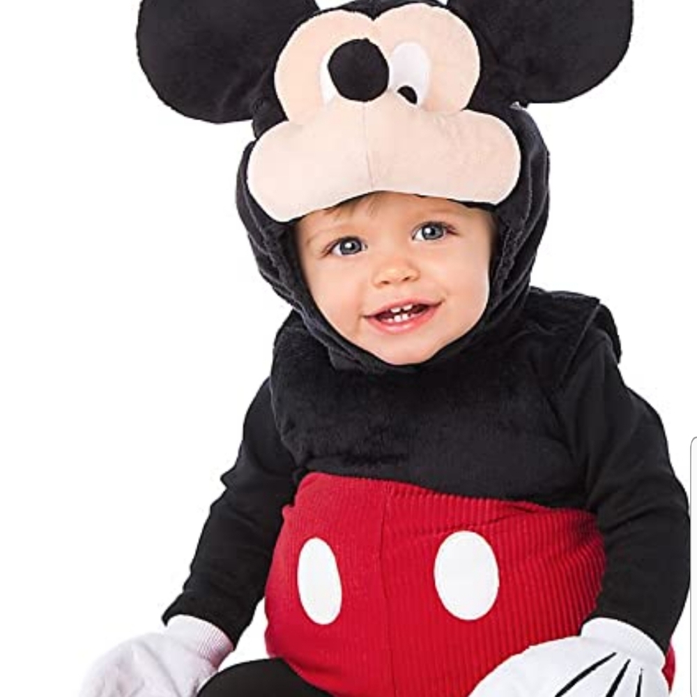 Disney Mickey Mouse Plush Costume Baby 12-18 Months - Picture 2 of 13